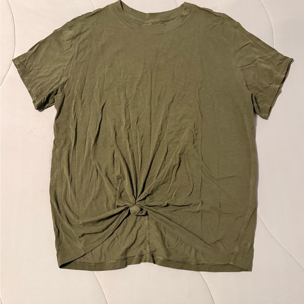 lululemon - All Yours Boyfriend Tee - Dark Olive